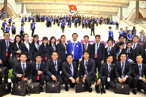 Chùm ảnh: Những hình ảnh bên lề phiên thứ nhất Đại hội Đoàn toàn quốc lần thứ XI